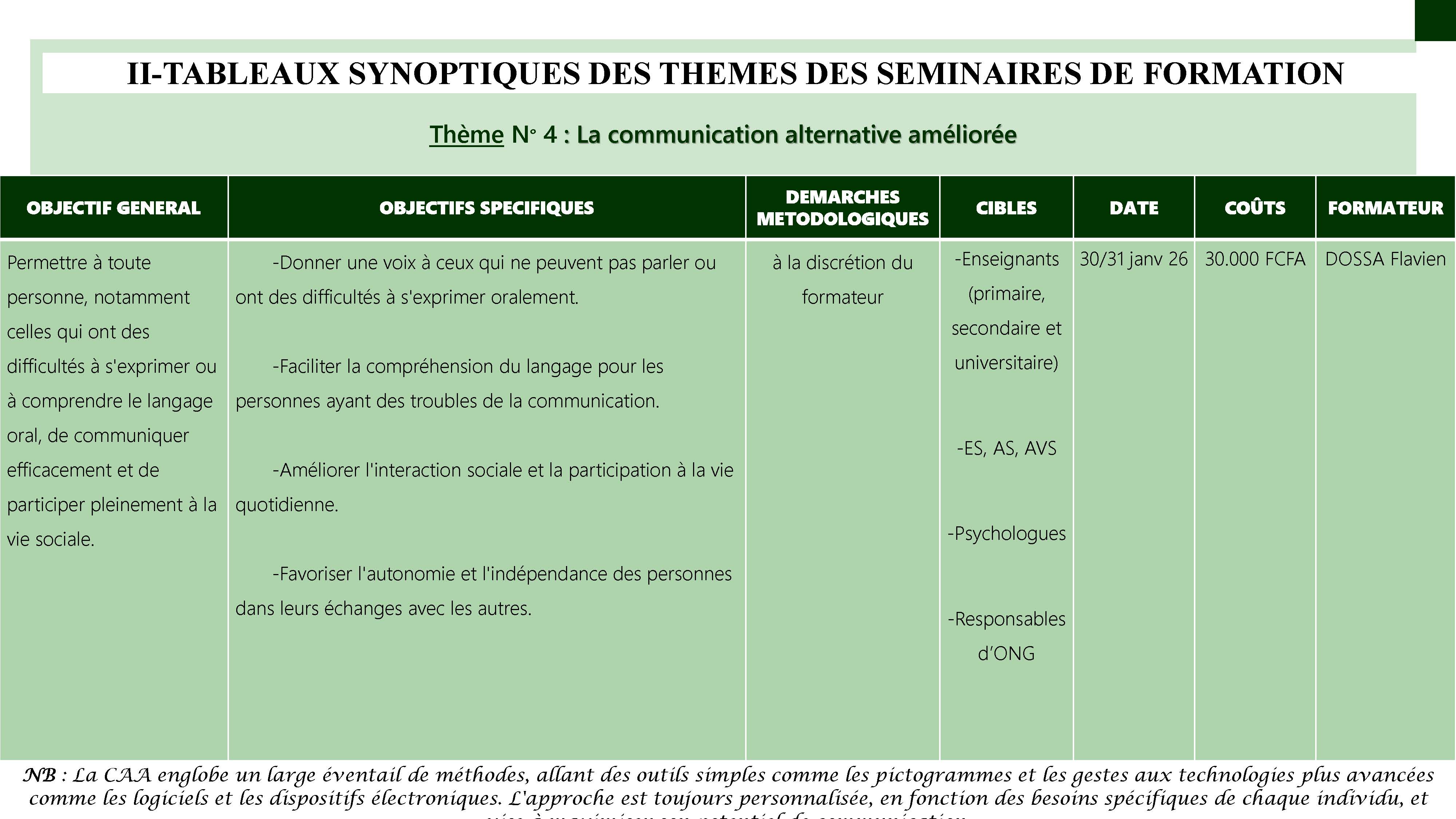 Catalogue de formation page 10