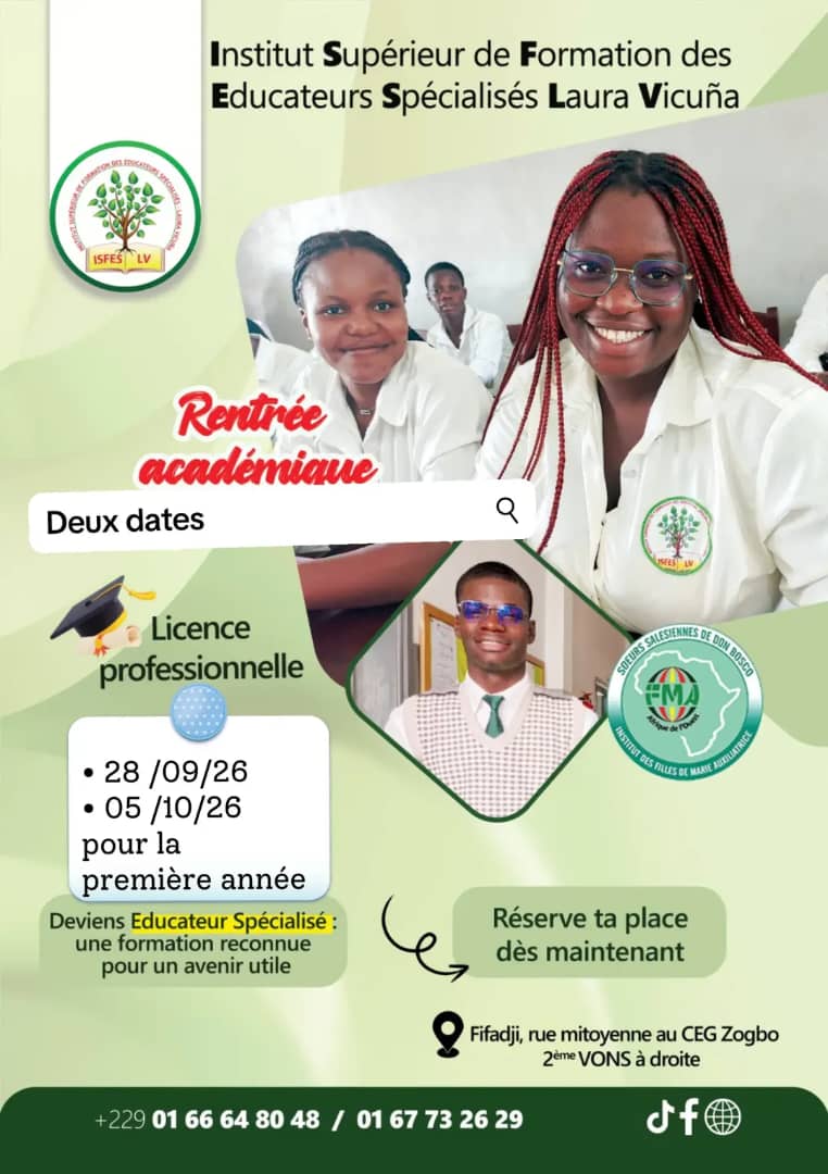 Rentrée académique 2026-2027